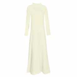 Lounge Dress In Ecru French Terry