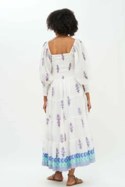 Smocked Top Ruffle Midi- Zohar Blue -TUKE BAZAAR Sales Store Zohar Blue Smocked Top Ruffle Midi 2 a9cd2b86 f019 4847 8ebe c45a49746c41 scaled