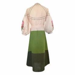 Green Lotus Dress -TUKE BAZAAR Sales Store greenlotusB