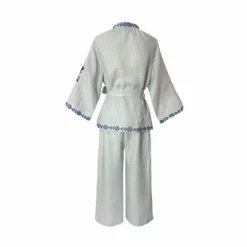 Blue Linen Set -TUKE BAZAAR Sales Store linenset3